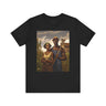 African American Gothic Farmer Tee Shirt in black.