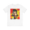 Afrocentric Pop Art Tee Shirt in white.