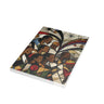 Black Christmas Choir Christmas Card featuring Afrocentric stained glass design of an African American choir singing joyfully, available as a single card or multipack with white envelopes. (10 cards)