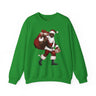 Celebrate the holidays in style with this Black Santa Sweatshirt featuring a sexy, muscular African American Santa Claus. A bold Brown Santa Christmas Sweater with Afrocentric flair—perfect for Ugly Christmas Sweater parties and holiday fun.