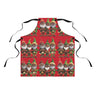 Happy Black Santa Elves Kitchen Apron