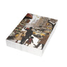 African American Family Christmas Card featuring a stylish Black family holiday shopping in New York City, Afrocentric holiday greeting card available as single or multipack with white envelopes. (30 pack)