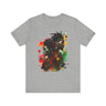 Juneteenth Tee Shirt in athletic heather.