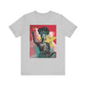 Woman Statue of Liberty Tee featuring an abstract African American reinterpretation of the iconic New York City monument. A powerful symbol of freedom, empowerment, and cultural pride.