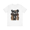 African American Women Tee Take Back Your Power Shirt in white.