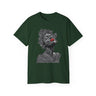 Afrocentric Bantu Knots Tee Shirt in green.