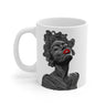 Bantu Knots Black Woman Coffee Mug
