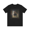 Black Ballerina Tee Shirt featuring an African American dancer, in a beautiful black tulle dress, celebrating brown skin girls in ballet. A perfect gift for ballet students, teachers, and Black girls who love to dance.