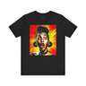 Afrocentric Pop Art Tee Shirt in black.