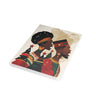 African American Couple Christmas Card featuring a Black man and woman dressed in traditional African clothing, holiday greeting card with envelopes. (10 cards)