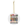 African American Nutcracker Soldiers Christmas Ornament