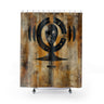 African Ghana Ashanti Shower Curtain - African Fertility Doll Bathroom Decor