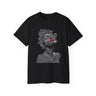 Afrocentric Bantu Knots Tee Shirt in black.