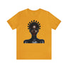 Afrocentric Bantu Knots Tee in red.