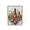 Chicago Skyline Christmas Card - Windy City Christmas Illustration with John Hancock Building - Style 09