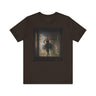 Black Ballerina Tee Shirt featuring an African American dancer, in a beautiful black tulle dress, celebrating brown skin girls in ballet. A perfect gift for ballet students, teachers, and Black girls who love to dance.
