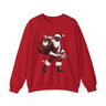 Celebrate the holidays in style with this Black Santa Sweatshirt featuring a sexy, muscular African American Santa Claus. A bold Brown Santa Christmas Sweater with Afrocentric flair—perfect for Ugly Christmas Sweater parties and holiday fun.