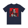 Black Woman Be the Black Cat Tee Shirt in navy.