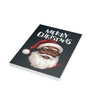 African American Santa Christmas Card – Afrocentric holiday greeting featuring a Black Santa Claus design, festive Christmas card with envelope. (10 cards)