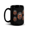 African Mask Coffee Mug - 15 oz left hand view.