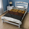 50"x60" African Print Velveteen Blanket.