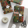 Afrocentric Christmas Wrapping Paper Harlem Jazz Musicians Designs for Holiday Gifts - Glossy
