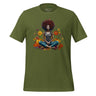Black Woman Yoga Tee Shirt
