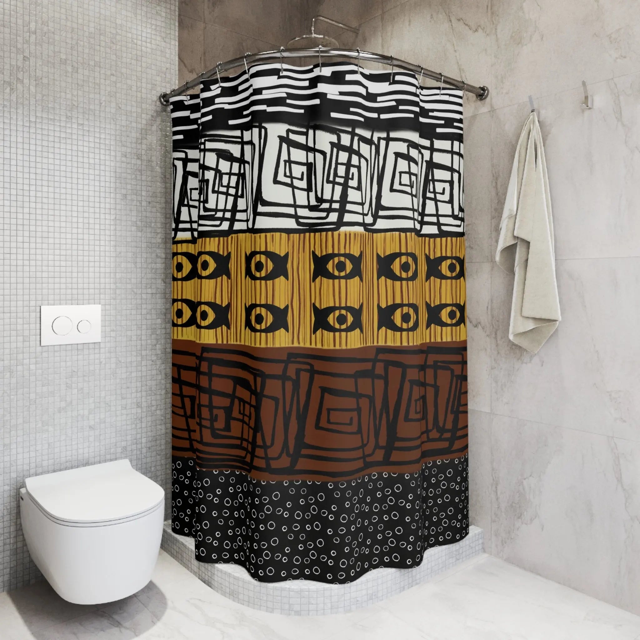 From Basic to Beautiful: Afrocentric Shower Curtains That Redefine Your Bathroom
