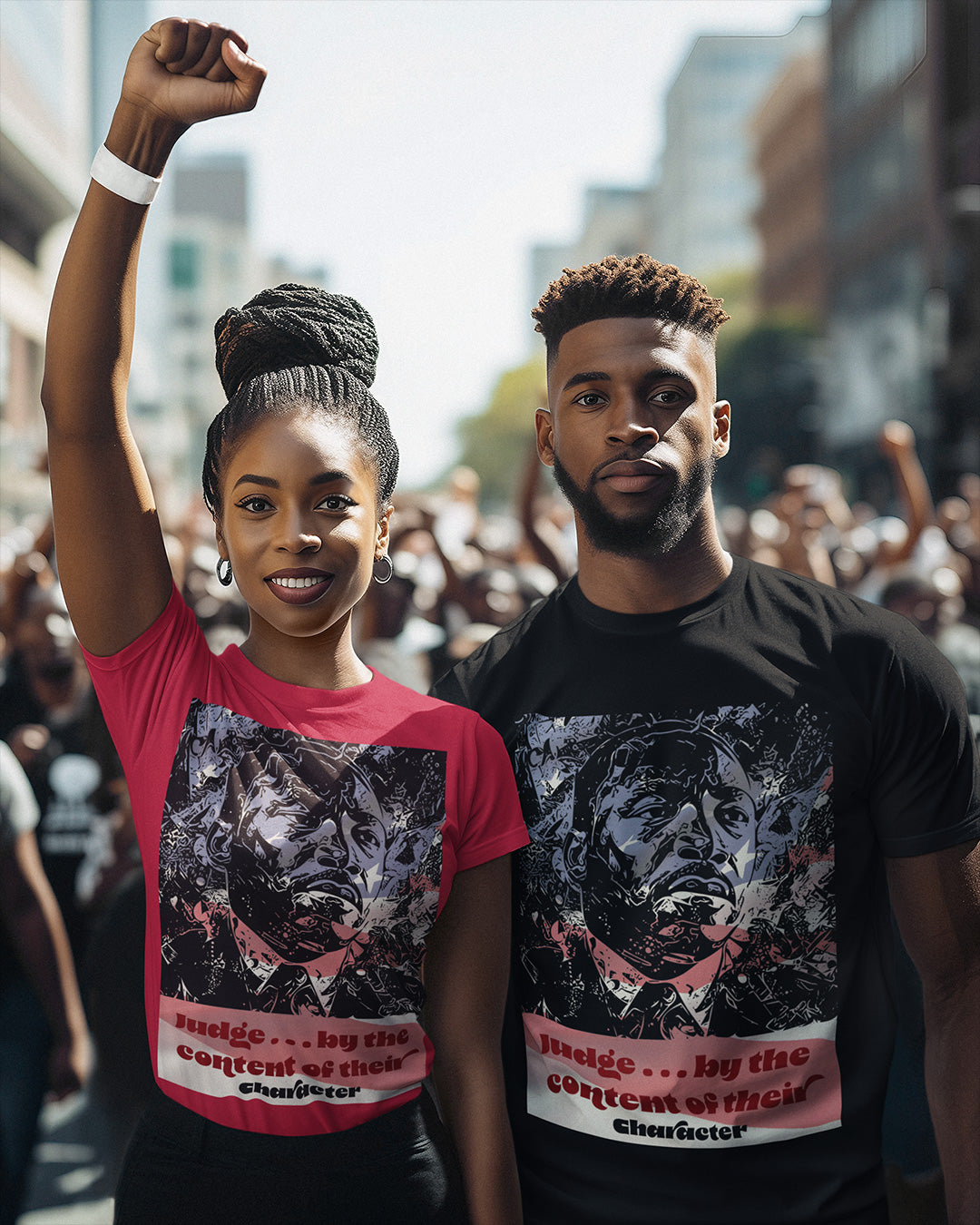 Judge by the Content of Their Character: Honoring MLK's Message with Tee Shirts