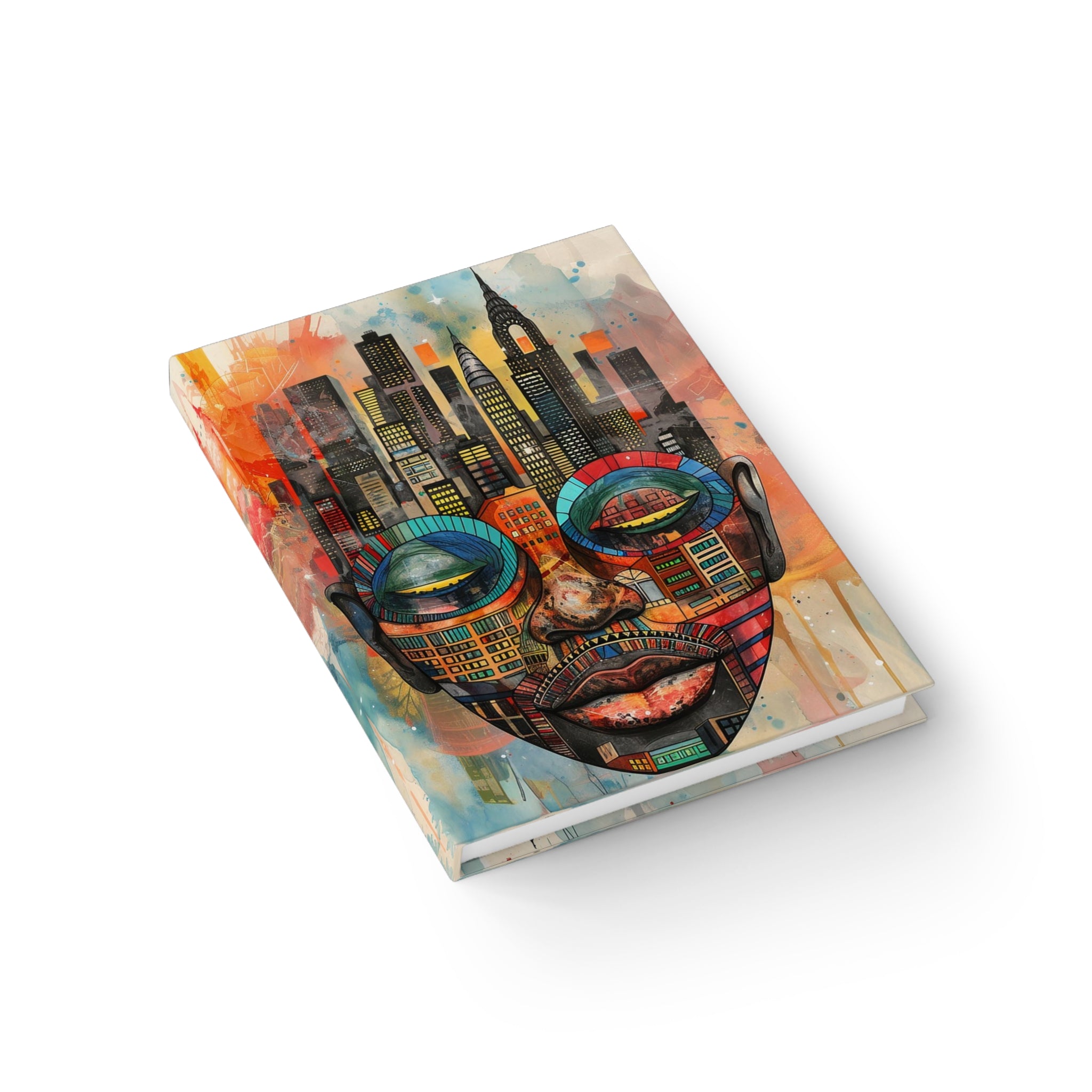 New York City Abstract African Mask journal.