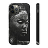 Black Women Abstract Futuristic Tech Phone Case