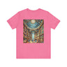 African American Kids at Library Tee shirt in pink.