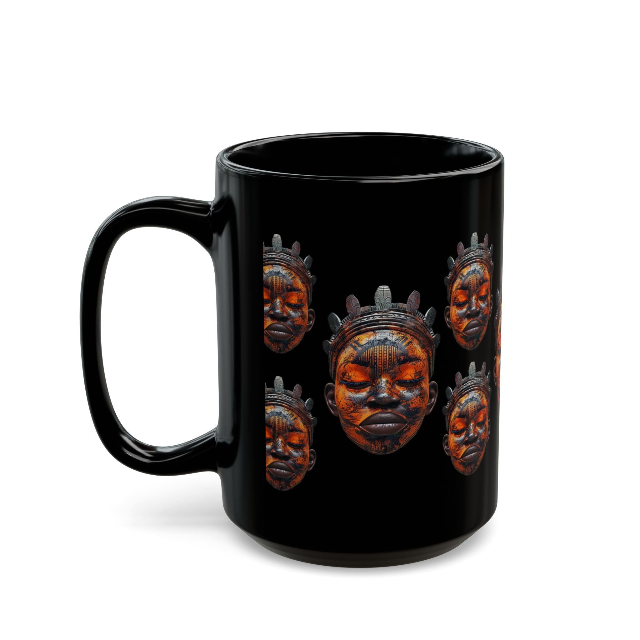 African Tribal Mask Coffee Mug 