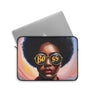 Afro Hair Style Black Boss Lady Laptop Sleeve