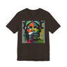 Black woman depicted as Statue of Liberty with mouth covered by white cloth symbolizing silenced freedom of speech First Amendment protest art on tee shirt