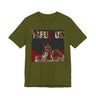 Afrocentric Statement Tee - Black Woman Pop Art Bold Graffiti Fabulous Shirt - Style 03