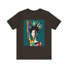 Lady Liberty Art Tee in brown - Style 20