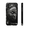 Black Women Abstract Futuristic Tech Phone Case