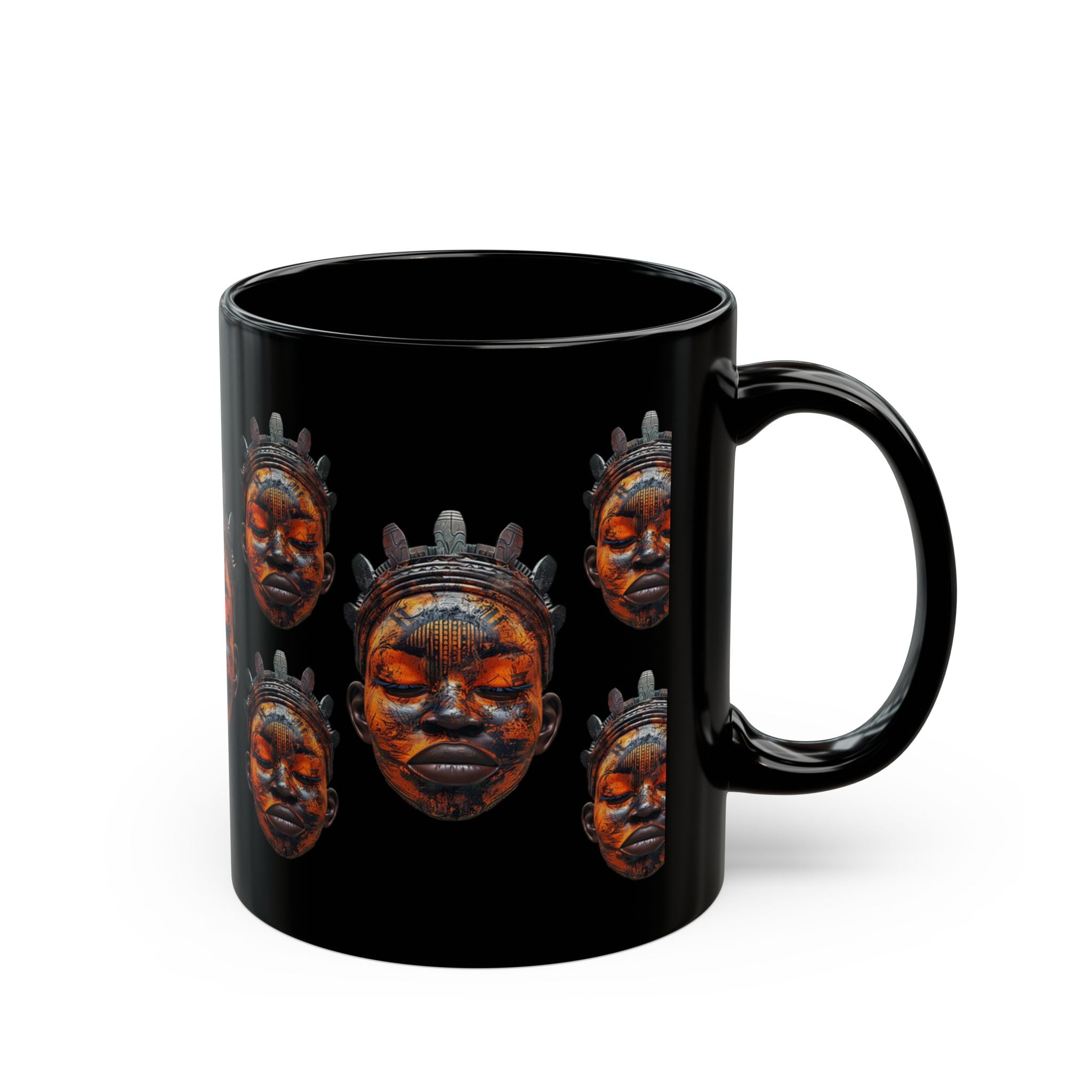 African Tribal Mask Coffee Mug 