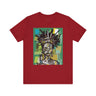 Abstract Black Woman Statue of Liberty Tee  in red - Style 14