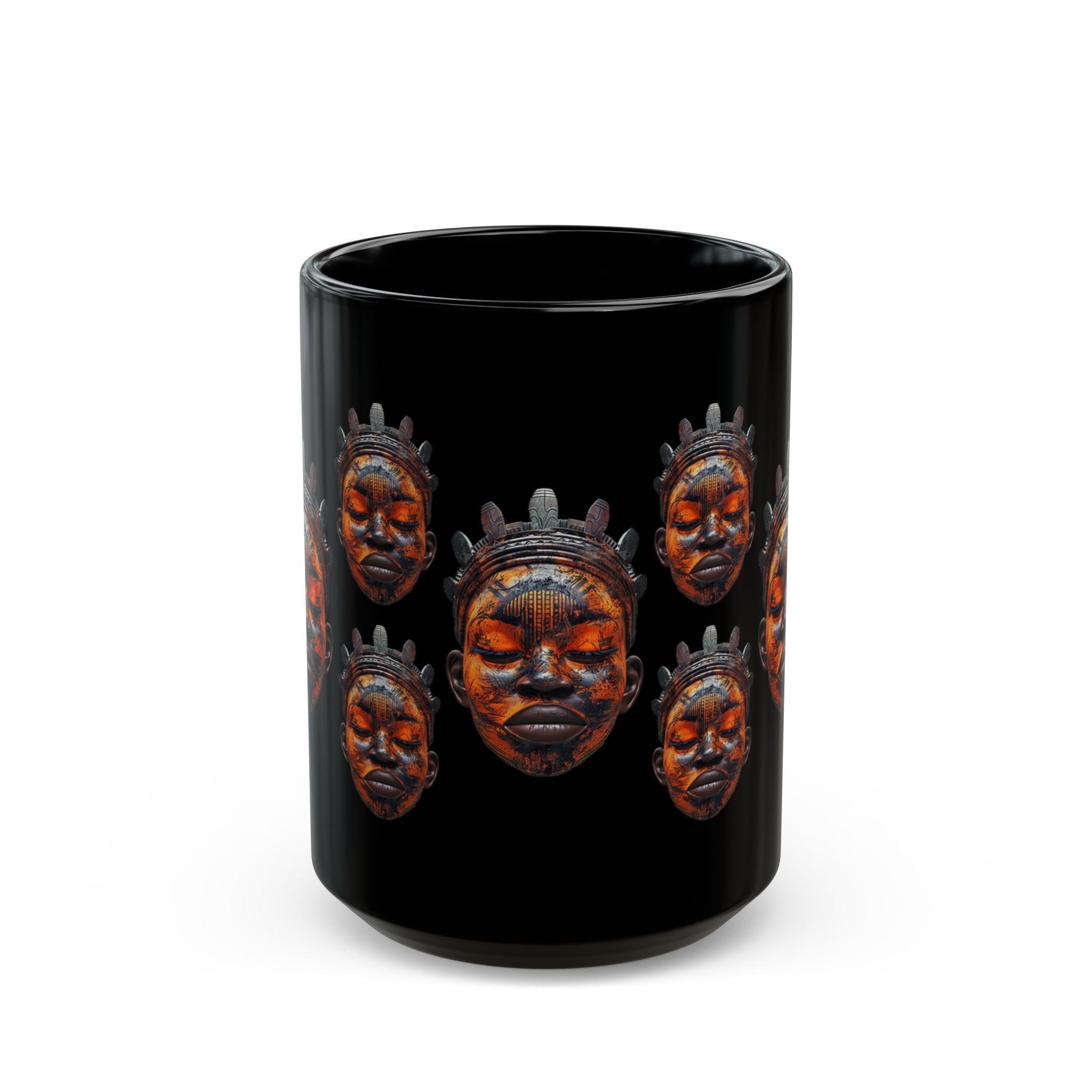 African Tribal Mask Coffee Mug 