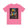 Black Woman Statue of Liberty Tee in pink.