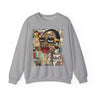 Boss Babe sweatshirt featuring an abstract cartoon Black girl named Keisha in bold graffiti style, celebrating confidence, melanin, and empowerment.