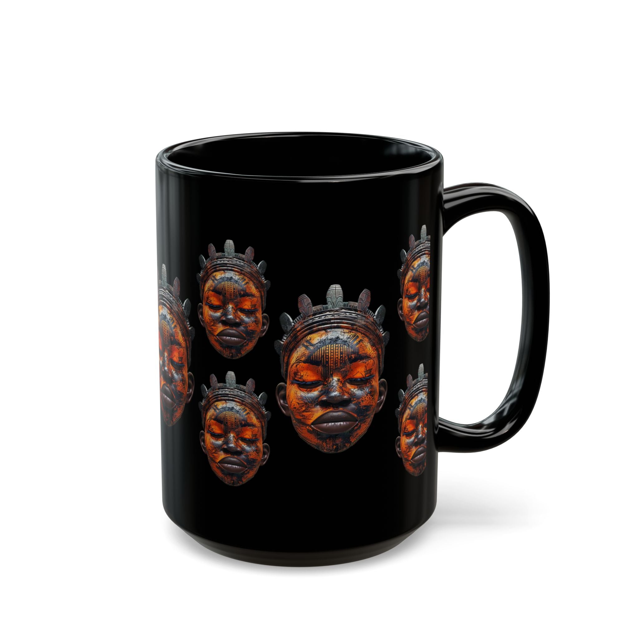 African Tribal Mask Coffee Mug 