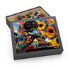 Psychedelic Roller Skater Jigsaw Puzzle in 11" x 14" size.