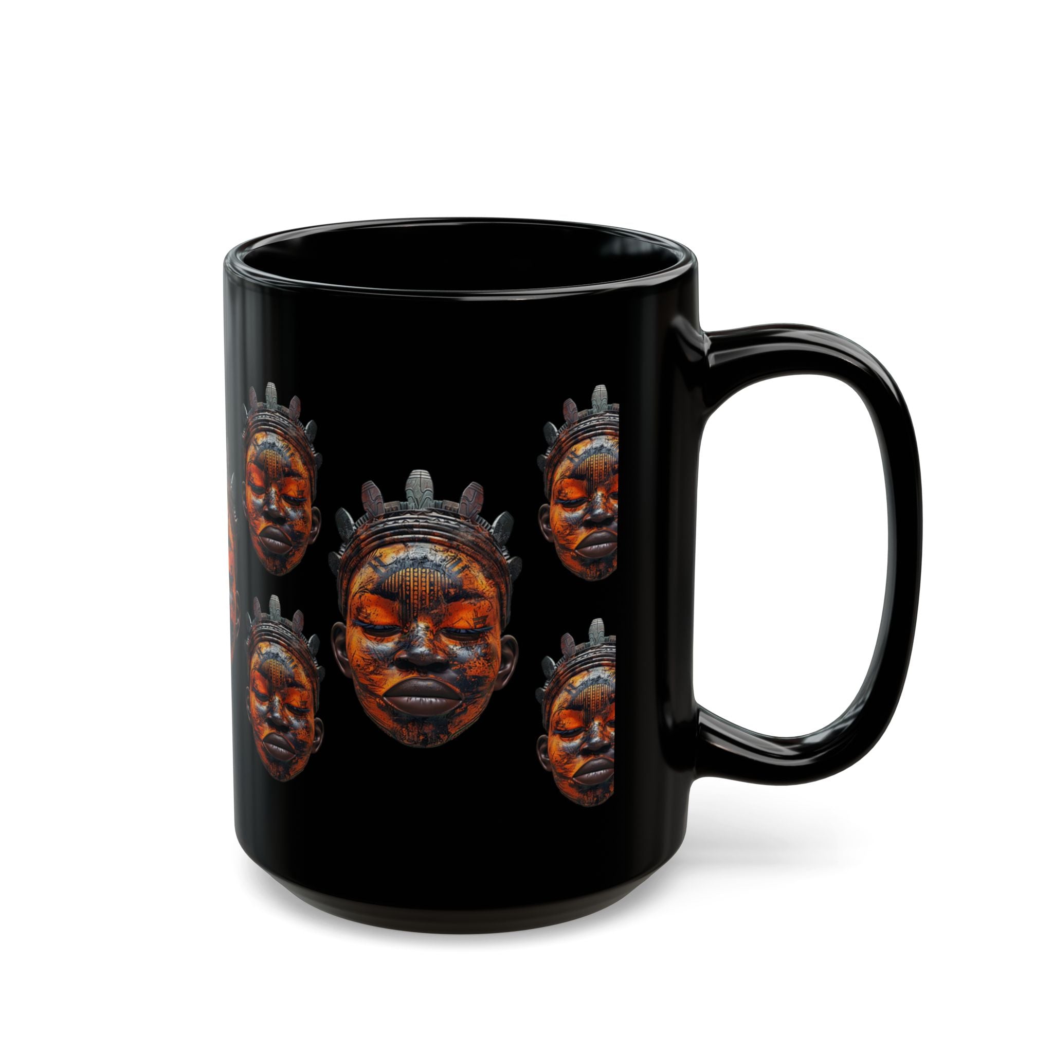 African Tribal Mask Coffee Mug 