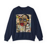 Boss Babe sweatshirt featuring an abstract cartoon Black girl named Keisha in bold graffiti style, celebrating confidence, melanin, and empowerment.