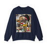 Boss Babe sweatshirt featuring an abstract cartoon Black girl named Markeisha in bold graffiti style, celebrating confidence, melanin, and empowerment.