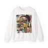 Boss Babe sweatshirt featuring an abstract cartoon Black girl named Markeisha in bold graffiti style, celebrating confidence, melanin, and empowerment.