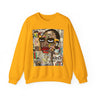 Boss Babe sweatshirt featuring an abstract cartoon Black girl named Keisha in bold graffiti style, celebrating confidence, melanin, and empowerment.